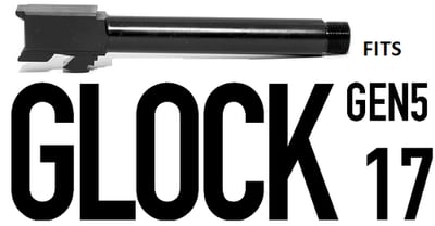 Combat Armory barrel Fits Glock 17 GEN 5 Match Grade 9mm Barrel threaded - $23.99 