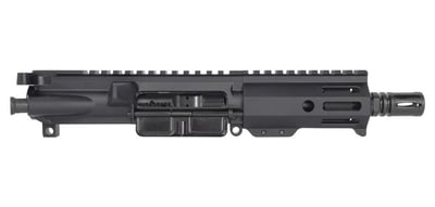 BG Complete 5" 5.56 1:5 Twist Upper Receiver - Black A2 4.25" M-LOK + Handstop With BCG & CH - $197.96 