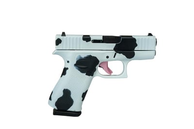 GLOCK 43X Cow Pattern 9mm 3.41" Barrel Fixed Sights 10rd - $601.19 after code "WELCOME20"