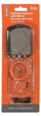 Survive Outdoors Longer 0140-0030 SOL Sighting Compass with Mirror - 0140-0030 - $14.99 (FREE Shipping over $50)