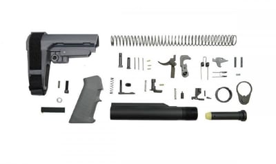 PSA Classic SBA3 Pistol Lower Build Kit, Gray - $119.99