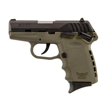 SCCY Industries CPX-1 Pistol 9mm 3.1in 10rd Black FDE - $211.99 ($9.99 S/H on Firearms / $12.99 Flat Rate S/H on ammo)