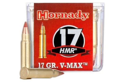 HORNADY 17HMR 17 GR. V-MAX 500 ROUNDS - $99.99 (Free S/H on Firearms)