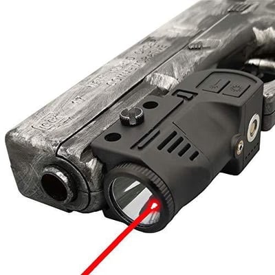 Laswin Tactical Flashlight with Internal Red Laser Sight for Handguns - $40.73 after 5% clip code (Free S/H over $25)