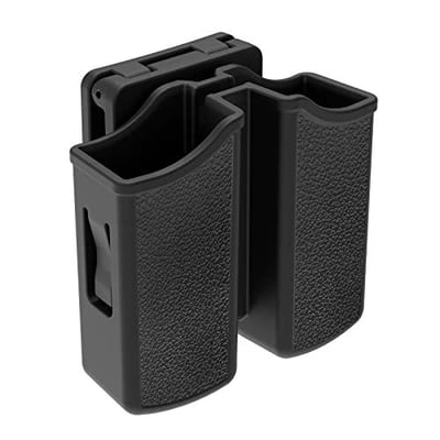 Universal Double Magazine Holder - Lightweight and Durable Double Magazine Pouch for 9mm/.40/.357/.380 Calibers - $14.99 + FREE Shipping
