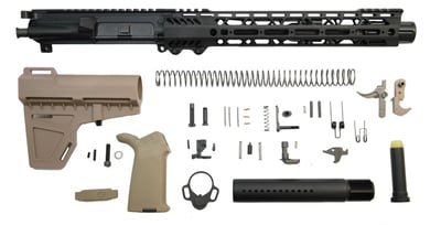 PSA 10.5" 5.56 NATO 1:7 12" Slant M-LOK MOE EPT Shockwave Pistol Kit, Flat Dark Earth - $459.99