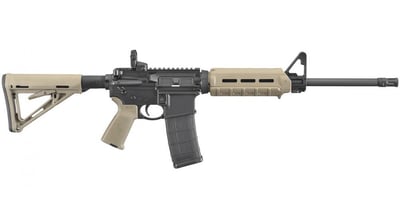 Ruger AR-556 5.56 NATO M4 Flat-Top Autoloading Rifle with Magpul FDE Furniture - $643.93