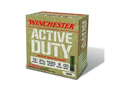 Winchester 12 Gauge ACTIVE DUTY BUCK 00 - 250 Rounds - $320 (Free S/H)