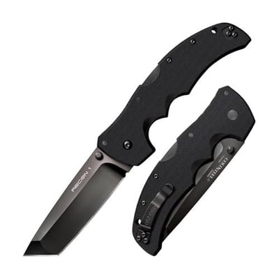 Cold Steel Recon 1 Series Tactical Folding Knife with Tri-Ad Lock and Pocket Clip - Made with Premium CPM-S35VN Steel, Tanto Plain Edge - $77.21 + FREE Shipping