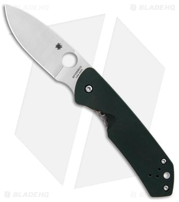 Spyderco Brouwer Frame Lock Knife Forest Green G-10 (2.77" Satin) C232GTIP - $189.00 (Free S/H over $99)