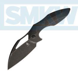Kizer Megatherium Folding Knife with Black 6AL4V Titanium and Carbon Fiber Handle - $186 (Free S/H over $75, excl. ammo)