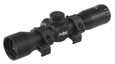 Aim Sports 4X32 Compact Rangfinder Scope with Rings - $38.19 shipped (Free S/H over $25)