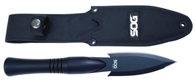 SOG Spirit Fixed Blade / Spear Hardcased Black 4.25" SS Blade, Removable GRN Handle, Nylon - $14.99 + Free S/H over $25 (Free S/H over $25)