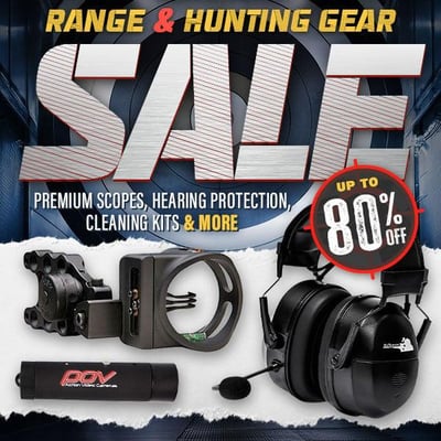 Range & Hunting Gear Sale—Limited Time Only! - Up to 80%! (Free S/H over $25)