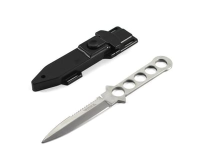 9 inch Full Tang Serrated Dive Knife w/ Sheath & Leg Holster Straps - $11.99 shipped