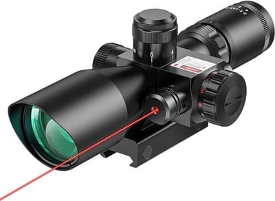 25% off MidTen 2.5-10x40 Red Green Illuminated Mil-dot Scope with Red/Green Laser Combo - Green Lens Color & Mounts w/code 22HGNXFW + FREE Shipping