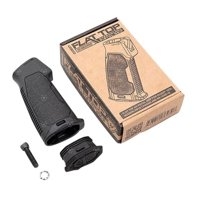 Strike Industries AR-15 Flat Top Overmolded Pistol Grip 15-Degree Black - $22.99 (Free S/H over $99)