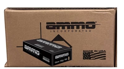 Ammo Inc 10mm 180 Gr Tmc Total Metal Coating Ammunition 1000rd Case - $598.88 