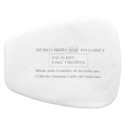 3M Particulate Filter 5N11, N95 Respiratory Protection (Pack of 10) - $15.45 + Free Shipping