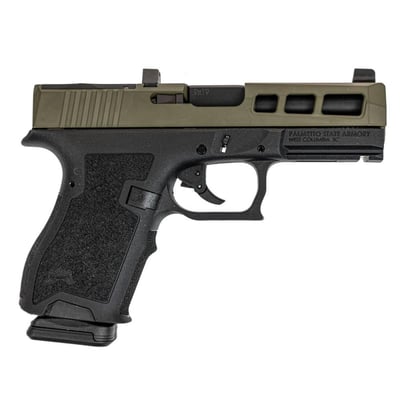 PSA Dagger Compact 9mm Pistol With SW1 Extreme Carry Cut RMR Slide & Non-Threaded Barrel, 2-Tone Sniper Green - $329.99