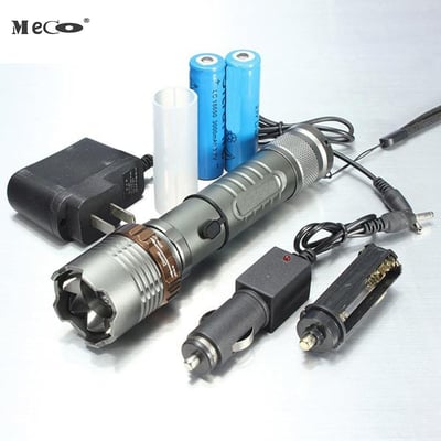 Zoom Rechargeable LED Flashlight Package MC12 Lotus Head Style, 5 Modes - $16.99 + Free S/H over $49 (Free S/H over $25)