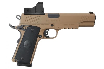 Girsan MC1911S Government 45ACP Flat Dark Earth Pistol with 5MOA Red Dot - $511.57