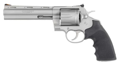 Colt Mfg Anaconda 44 Mag 6rd Shot 6" Matte Stainless Vent Rib Barrel, Cylinder & Frame, Black Grip Dahlonega Armory - $1123.34