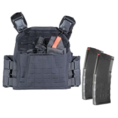 NC Star Quick Release Plate Carrier + Amend2 AR-15 30Rd Magazines (x2) - $84.99