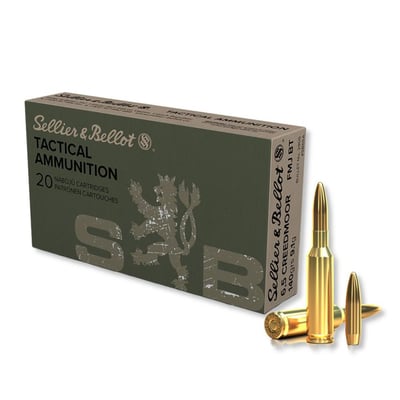Sellier & Bellot 6.5 Creedmoor 140 Grain FMJ Ammo Rifle Ammo - 500 Rounds - SB65A - $379.95 (FREE Shipping over $50)
