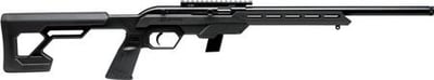 Savage 64 Precision 22 LR 10+1 16.50" Matte Black Threaded Heavy Carbon Steel Barrel, Drilled & Tapped Carbon Steel Receiver, Black Synthetic Chassis Stock - $235.99 