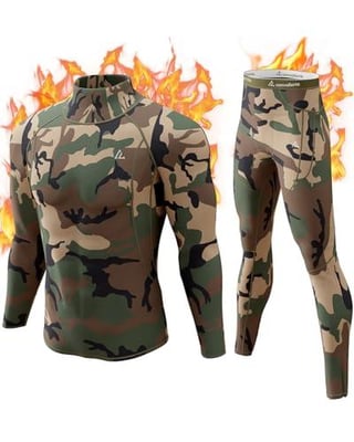 CL Thermal Underwear Long Johns for Men,Hunting Gear Sport Top and Bottom Set Winter Base Layer Long Underwear for Outdoor form $19.99 + FREE Shipping