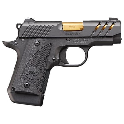 Kimber Micro 9 ESV (Black) (TiN Gold Barrel) 9mm Pistol - $699 (Free Shipping over $250)