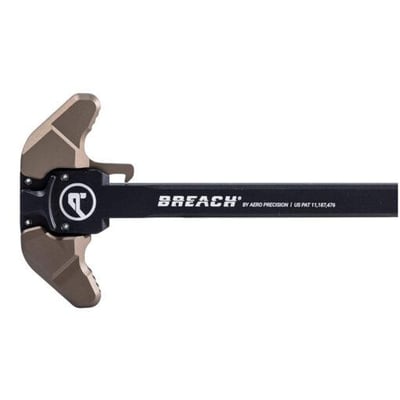 Aero Precision AR-10 Breach Ambi Charging Handle w/ Small Lever - Black/Kodiak Brown - $39.95 