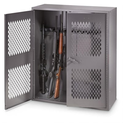 HQ-Issue Metal Gun Locker, 36" x 42" - $249.99 after code "GUNSNGEAR"
