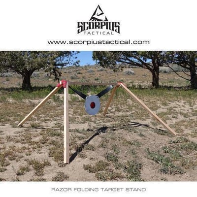 Razor Folding Target Stand (Brackets Only) Scorpius Tactical LLC - $40