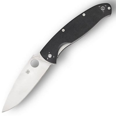 Spyderco Resilience Black G-10 PlainEdge Knife - $58.80 shipped (Free S/H over $25)