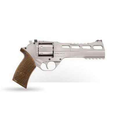 Chiappa Firearms Rhino 60DS Small .357 Mag Revolver, Nickel Plated - $1199.99