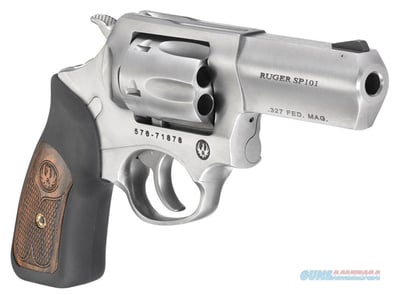 Ruger SP101 Stainless .327 FED 3" Barrel 6-Rounds - $660.99 ($19.99 S/H on Firearms / $15.99 Flat Rate S/H on ammo)