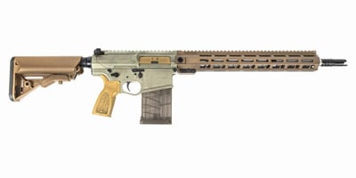 PSA Sabre-10A1 Billet 16" .308 Mid-Length w/Moss Green Receivers and Burnt Bronze Rail - $1299.99 + Free Shipping