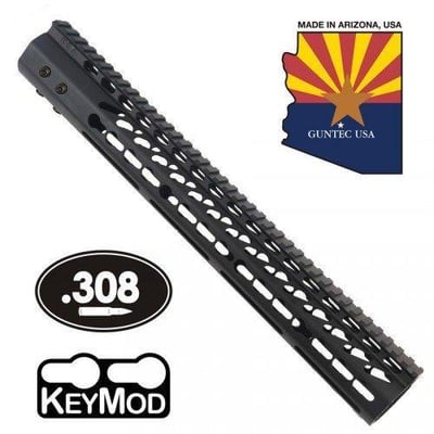 Guntec usa 15" Thin Profile Free Floating handguard (308Cal) - $119