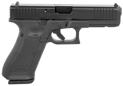 Glock 17 Gen5 USA 9mm, 4.49" Barrel, Fixed Sights, Black, 17rd - $519 w/code "WELCOME20"