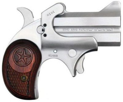 Bond Arms Mini .45LC 2.5-inch Rosewood Grips - $425.99 ($9.99 S/H on Firearms / $12.99 Flat Rate S/H on ammo)