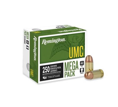 Remington UMC .380 Auto Ammo 95 Grain FMJ 250 Rounds - $64.99