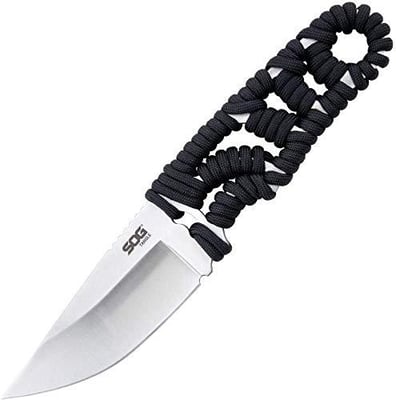 SOG Tangle Fixed Blade with Paracord - $11.99 ($6 flat S/H or Free shipping for Amazon Prime members)