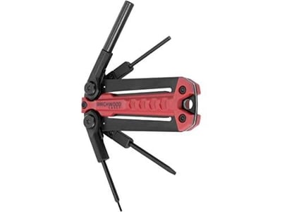 BIRCHWOOD CASEY Gun Multi-Tool Durable Versatile Compact Gunsmithing 4-in-1 Tool Compatible with Glock Hex Driver, 3 Mm Pin Punch, .050" Allen Wrench & Flat Blade Screwdriver Included - $19.58 + FREE Shipping