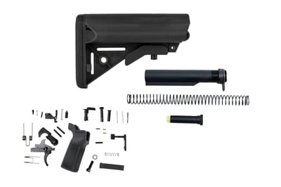 B5 Systems Enhanced Sopmod AR-15 Lower Build Kit - Black - $99.95 