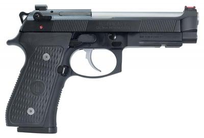 Beretta 92G Elite LTT 9mm 4.7" 15rd Pistol, Bruniton Steel Slide, Black- $699.99 
