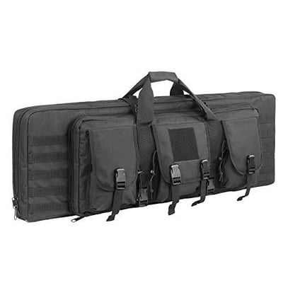 Warriors Product 38 42 Inch Double Long Rifle Gun Case Bag Outdoor Tactical Carbine Cases Water Dust Resistant - $61.99 (Free S/H over $25)