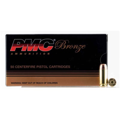 PMC Bronze 40 S&W 165gr FMJ 50 Rounds - $15.99