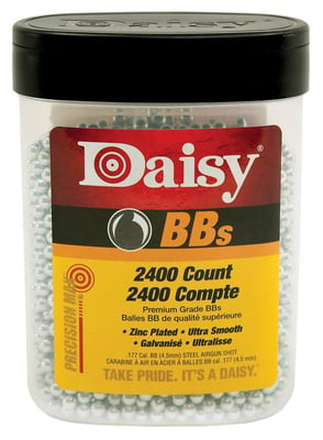 Daisy Outdoor Products 2400 ct BB Bottle (Silver, 4.5 mm) - $3.5 (add on item) (Free S/H over $25)